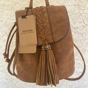 Small Brown Crossbody/Backpack Bag